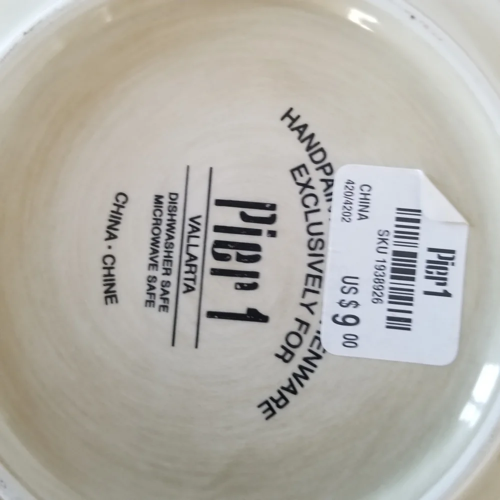 Pier 1 One Vallarta Soup Salad Bowl Tuscan